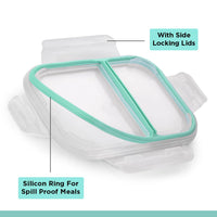 Oliveware Elite Microwave Safe Two Compartment Lunch Box for Kids