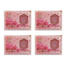 Rozhub Naturals Rose Handmade Natural Soap - Soothing and Relaxing Soap for Sensitive Skin, 100 Gm (Pack Of 4)