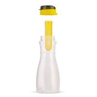Oliveware Infuser Yellow Jug with 1000 ml, BPA Free Plastic, Removable Core & Lid, Dishwasher & Fridge Safe
