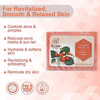 Rozhub Naturals Strawberry Handmade Soaps - Sweet and Nourishing - 100 Gm (Pack of 4)