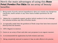 Rozhub Naturals Rose Petal Powder For Pimple Free Clear Skin, Silky Hair, 100 Gm