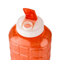 Oliveware Orange Chess Jug with 1500 ml Capacity, BPA Free Plastic for Home, Office & Gym