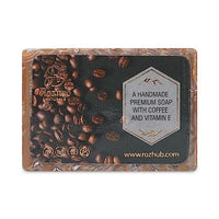 Rozhub Naturals Coffee Handmade Soaps - Energizing and Exfoliating - 100 Gm (Pack of 4)