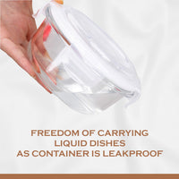 Oliveware Food Storage Container | Round Container | 400 ml| Air-Tight Fridge Organizer Case | BPA-Free Locking Lids | Microwave & Freezer Safe | Leak Proof Food Storage Meal Prep Containers