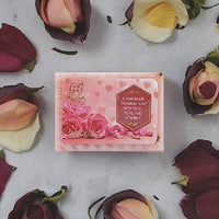 Rozhub Naturals Rose Handmade Natural Soap - Soothing and Relaxing Soap for Sensitive Skin, 100 Gm (Pack Of 4)