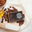 Rozhub Naturals Coffee Handmade Soaps - Energizing and Exfoliating - 100 Gm (Pack of 4)