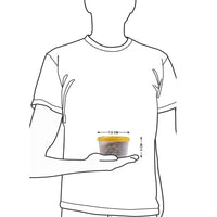 Oliveware Modular Storage Containers, BPA Free, For Pulses, Rice, Dal, Atta & Flour, Set of 6 (4x1800ml, 2x180ml) - Yellow