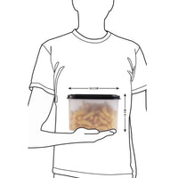 SOPL-OLIVEWARE Modular Storage Containers with Airtight Lid, BPA Free, For Pulses, Rice, Dal & Atta, Set of 12 (3x1800ml, 3x1200ml, 3x600ml & 3x180ml) - Black, Plastic