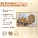 Rozhub Naturals Multani Mitti handmade Natural Soap - Soothing and Purifying Soap for Sensitive Skin, 100 Gm (Pack Of 4)