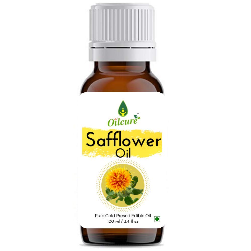 Oilcure Safflower Oil | Cold Pressed | 100 ml | Pure