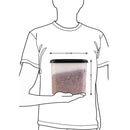 Oliveware Modular Storage Containers, BPA Free, For Pulses, Rice, Dal, Atta & Flour, Set of 6 (4x1800ml, 2x180ml) - Black