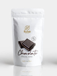 Rozhub Naturals Chocolate Facial Wax Powder - Sweet Skin Treat for a Smooth You - 100g