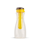 Oliveware Infuser Yellow Jug with 1000 ml, BPA Free Plastic, Removable Core & Lid, Dishwasher & Fridge Safe