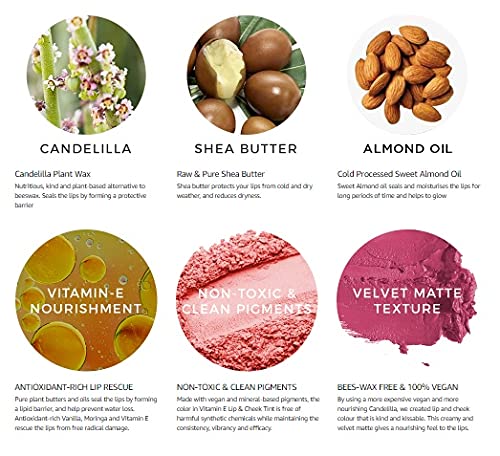 Rozhub Naturals Handmade Vegan Lip Balm for Dry, Chapped lips, Paraben & Sulphate Free (Lavender - 5g Tube)