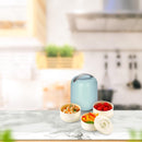 oliveware Plastic Bella Lunch Box - 3 Containers | Insulated Container | Carry Handle | Leak Proof | Complete Meal Hot Case - Blue, 300 milliliter