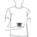 Oliveware Modular Storage Containers, BPA Free, For Pulses, Rice, Dal, Atta & Flour, Set of 4 (2x1800ml, 2x180ml) - Black