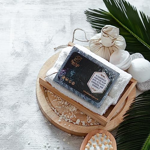 Rozhub Naturals Activated Charcoal Handmade Soaps, 100 Gm (Pack Of 4)