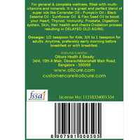 Oilcure Five Nectar Oil | 5 Seed Oil | 500 ml | Cold Pressed | Coriander, Sunflower, Pumpkin, Black Sesame & Flax Seed Oil