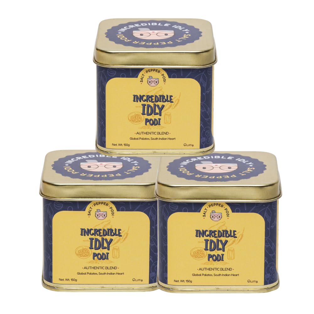 Salt Pepper Podi | Incredible Idly Podi - 150g (Pack of 3)
