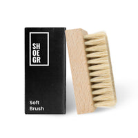 SHOEGR Shoe Brush for Proper Sneaker & Shoe Cleaning (Soft)