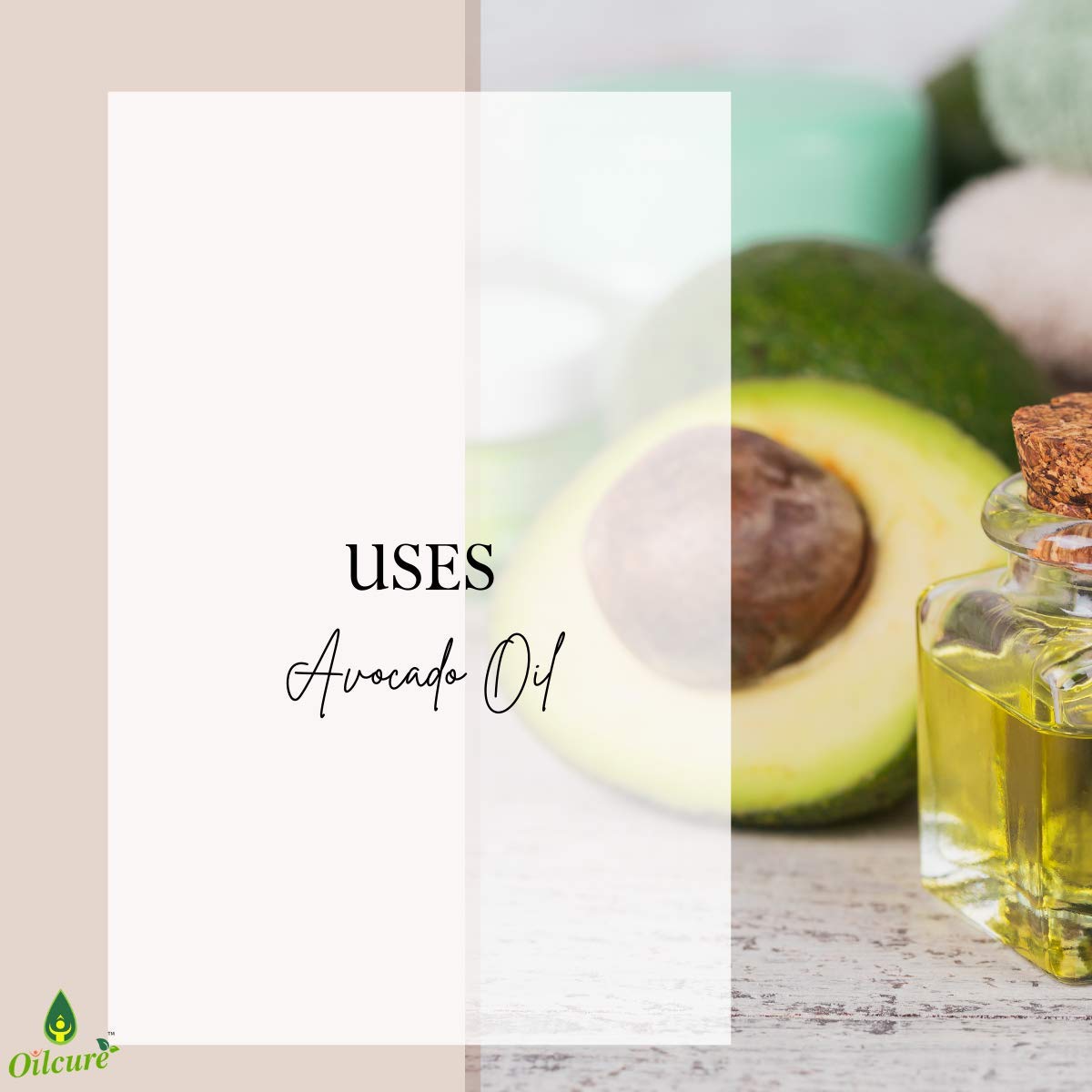 Oilcure Avocado Oil | 30 ml | Carrier Oil | Pure