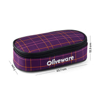 SOPL-OLIVEWARE Deniz Lunch Box, 2 Stainless Steel Containers (450 ml Each), Leak Proof & Microwave Safe, Insulated Fabric Bag, Full Meal & Easy to Carry (Voilet)