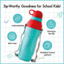 SOPL-OLIVEWARE Spin Water Bottle with Better Grip, 650 ml Bottle, BPA Free & Leak Proof, For Home, Office & Gym use - Blue