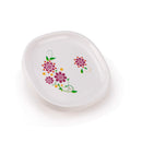 oliveware Set of 6 Square Printed Plate Big Purple