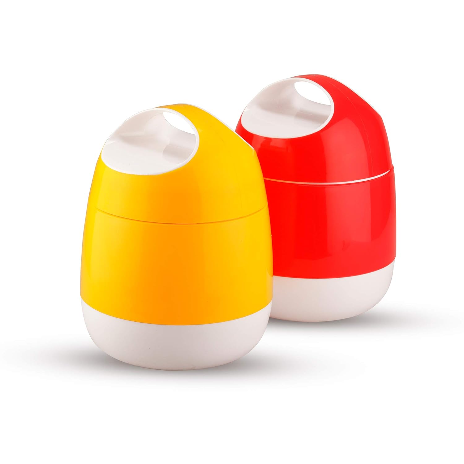 oliveware SOPL (Logo) with Device Marvel Lunch Box with Insulated Box, 3 Stainless Steel Containers 300ml Each, Leak Proof & Sturdy - Yellow