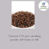 Nxtgen Ayurveda Vai Vidang | 100g | Embelia Ribes | Baividang
