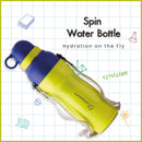 SOPL-OLIVEWARE Spin Water Bottle with Better Grip, 500 ml Bottle, BPA Free & Leak Proof, For Home, Office & Gym use - Green