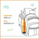 SOPL-OLIVEWARE Rivo Water Bottle | For Home, Office & Gym use | Pack of 1 | Better Grip | 1000 ml Water Bottle - Blue