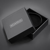 Black Dual Finish Kada Stainless Steel Openable Oval Kada Bracelet | Waterproof, Anti-tarnish, Rust-free, Skin friendly | 8 mm Bracelets for Men