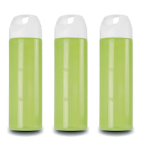 Oliveware Hercules Water Bottle | Durable Plastic | Fits Bags & Fridge | 750 Ml Capacity | for Home & Office Use | with Easy Grip Handle (Green, 3)