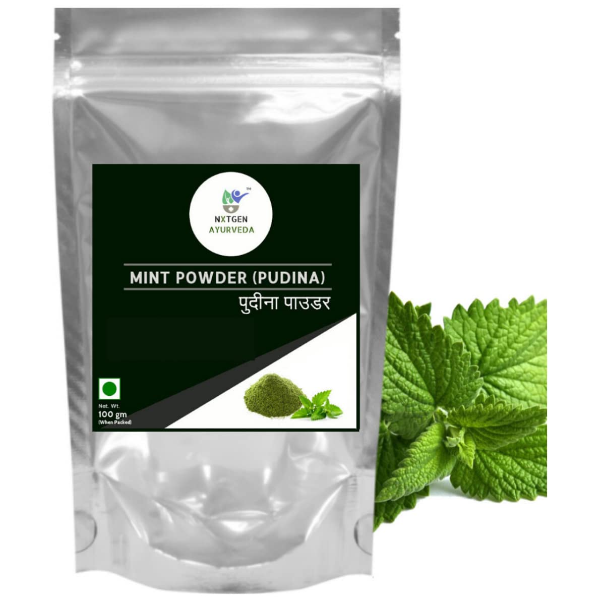 Nxtgen Ayurveda Mint Powder (Pudina) - 100 gm