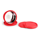Oliveware Air Tight Lids for Benny Container | Set of 3 | Spill Proof | Leak Proof | For 290ml, 450ml, 600ml | Dishwasher & Freezer Safe (Red)