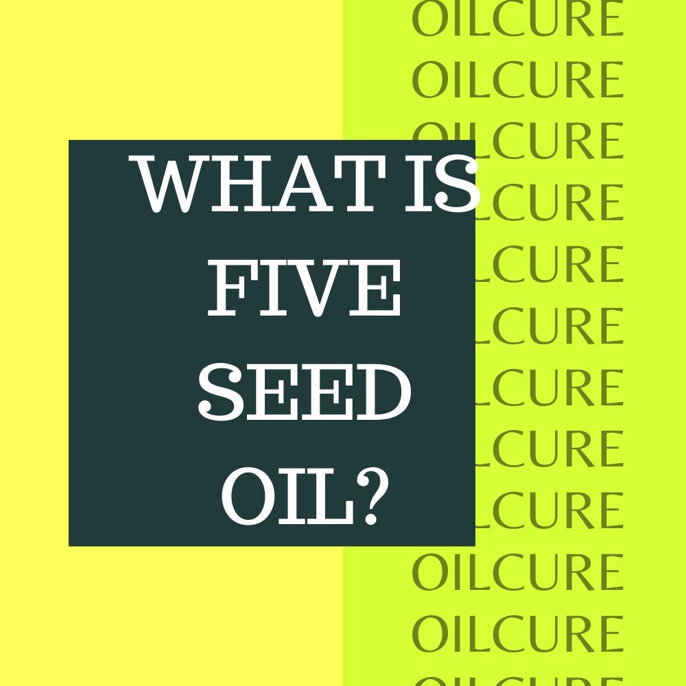 Oilcure Five Nectar Oil | 5 Seed Oil | 500 ml | Cold Pressed | Coriander, Sunflower, Pumpkin, Black Sesame & Flax Seed Oil