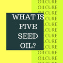 Oilcure Five Nectar Oil | 5 Seed Oil | 500 ml | Cold Pressed | Coriander, Sunflower, Pumpkin, Black Sesame & Flax Seed Oil