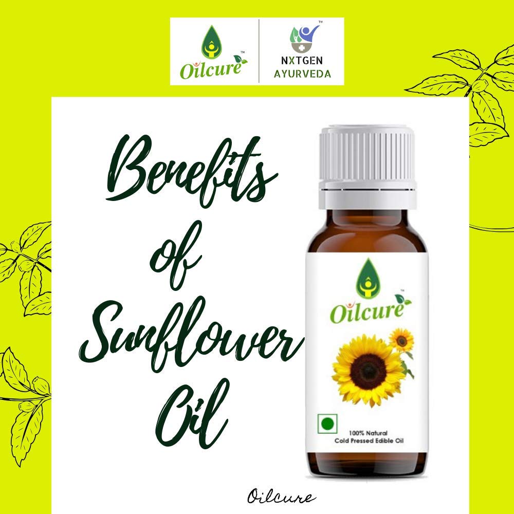 Oilcure Virgin Sunflower Oil Cold Pressed - 500 ml