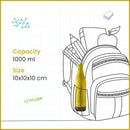 SOPL-OLIVEWARE Rivo Water Bottle with Better Grip, 1000 ml Bottle, BPA Free & Leak Proof, For Home, Office & Gym use - Green