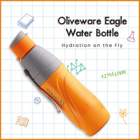 SOPL-OLIVEWARE Eagle Water Bottle with Better Grip, 500 ml Bottle, BPA Free & Leak Proof, For Home, Office & Gym use - Yellow