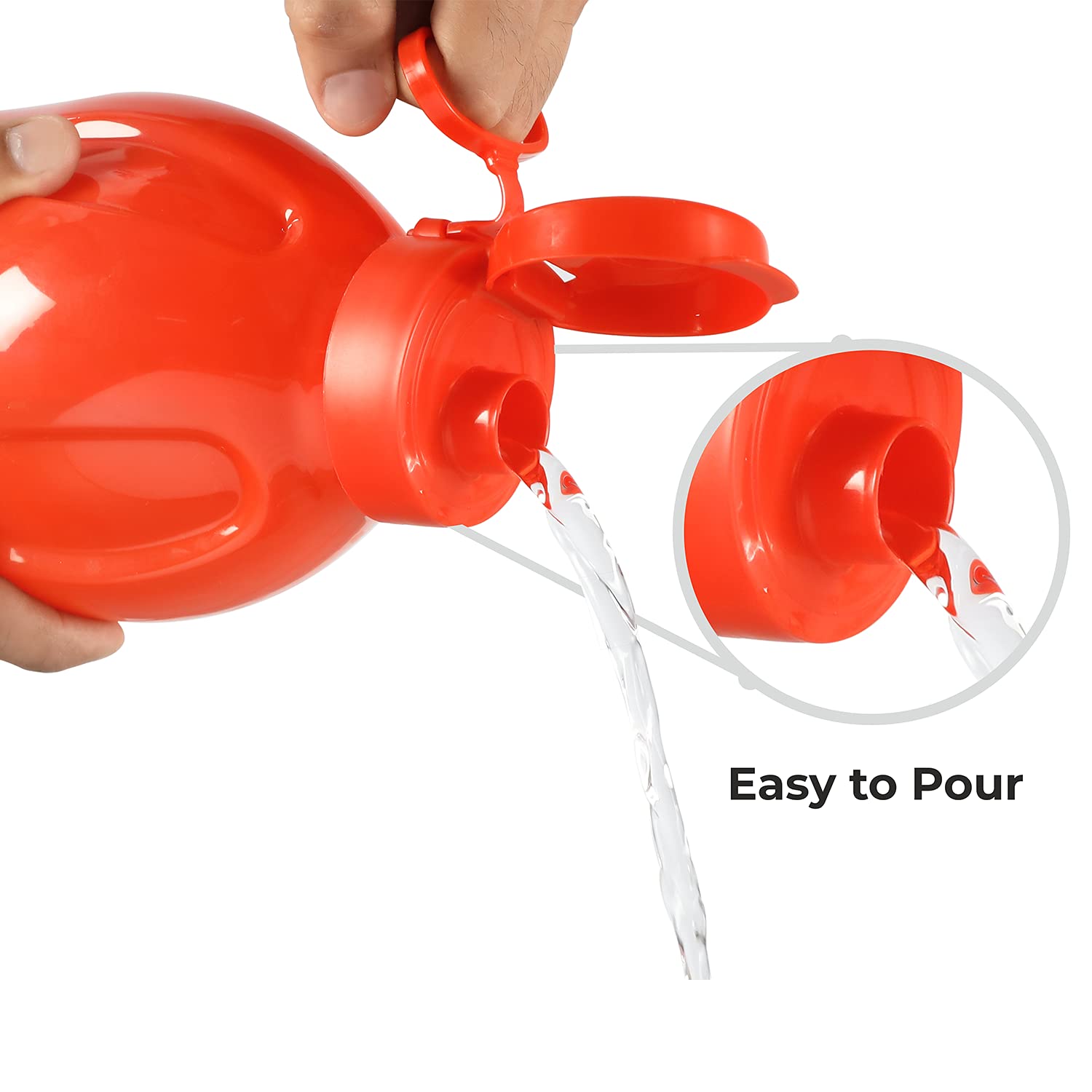 Oliveware Jumbo 2 Liter Red Water Bottle