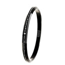 Black Waheguru Ji Da Khalsa MicroCarved Punjabi Kada Stainless Kada For Everyday Wear | Gloss Finish