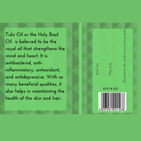 Oilcure Tulsi Essential Oil | 30 ml | Holy Basil | Undiluted