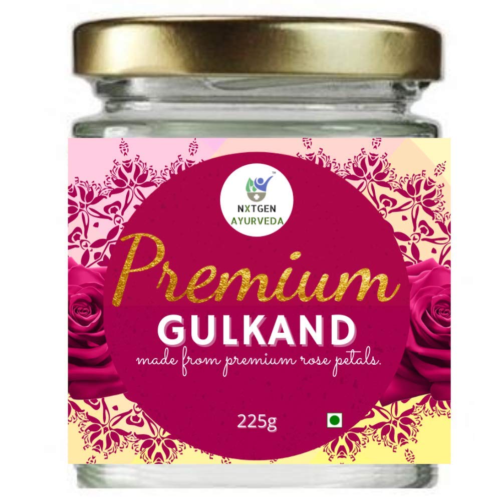 Nxtgen Ayurveda Natural Gulkand | 225 g | with Rock Sugar
