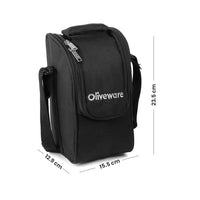 SOPL-OLIVEWARE Executive Lunch Box, 100% Leak Proof, 4 Stainless Steel Containers with BPA Free Lids (2x300ml & 2x600ml), Plastic Pickle Box (130ml), Steel Cutlery, Fabric Bag - Black