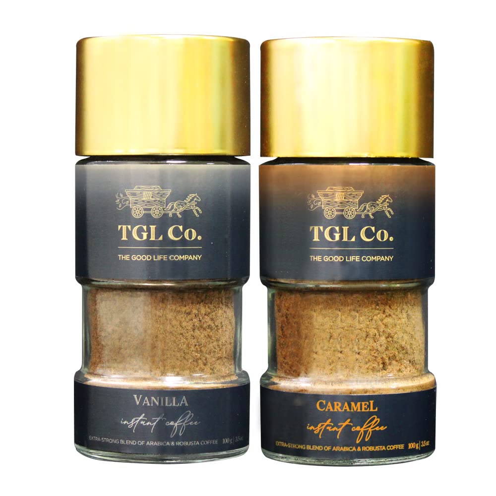 Vanilla + Caramel Flavoured Coffee (100gms)