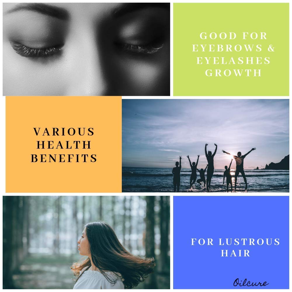 Oilcure Castor Oil Cold Pressed Edible 100 ml - Pack of 3 (300 ml)