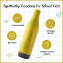 SOPL-OLIVEWARE Rivo Water Bottle with Better Grip, 1000 ml Bottle, BPA Free & Leak Proof, For Home, Office & Gym use - Green