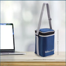 SOPL-OLIVEWARE Bounty Borosilicate Glassware Lunchbox, Microwave & Freezer Safe, Set of 3 containers with BPA Free Airtight Lids (320ml) Each - Blue